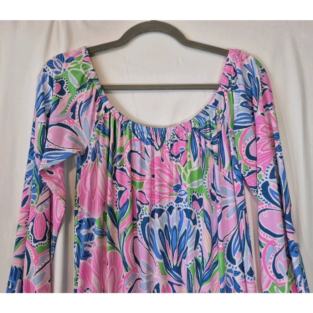 Lilly Pulitzer Gecko Green Tiger Sunrise Lana Skort Romper Small - Picture 3 of 8